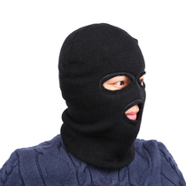 cf headgear wool anti-terrorism mask CS bandit cap Mens bib robbery cap masked mask warm black open eyes