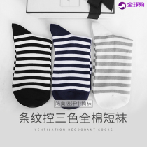 AIRLIMITED new stripe-controlled three-color cotton socks anti-odor and sweat-absorbing socks ankle socks Japan tutu