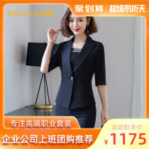 DEECAN Fashion Sales House Suit Suit Dress Skirt Woman 2020 Summer Jewelry Store Workwear OL Interview Suit New