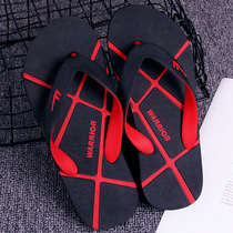 Back flip flops mens trend summer non-slip personality Korean beach outdoor soft bottom 2021 new cool slippers