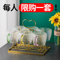 Glass Water Glass Home Brief Freshener Series Cute Teenage Milk Breakfast Cup Ins Wind Creativity Trendy Personality
