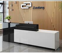 Simple fashion office paint bar table modern desk consulting service desk clothing store cashier reception table front desk