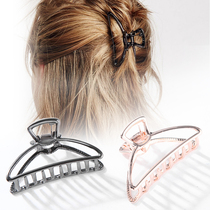 Grab clip female Korean simple big hair grab plate hair jewelry Large bath back of the head hair clip hair clip headdress