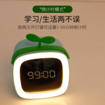 Electronic alarm clock children Boy bedroom bedside clock big volume wake up artifact student female cute timer dual use