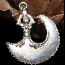 Sterling silver law enforcement yue dao s yue dao multiplier pendant rosary accessories pendant bristling protective wear decoration