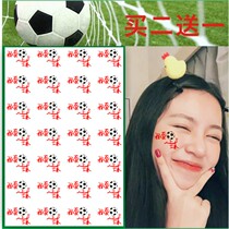 I love football World Cup flag tattoo sticker waterproof fan bar theme party face sticker flag tattoo