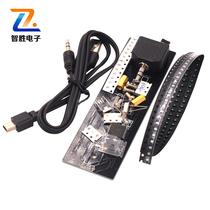 Microcontroller LED music spectrum display production kit SMD LED glare flash light Electronic training DIY parts