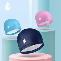 Bodybeauty long hair ear protection silicone waterproof swimming cap printed Pu coated men and women fashion comfortable Lycra swimming cap