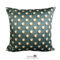 Polar point wave Point Pillow (collection) spectrum bean green designer cushion imported fabric containing core Monschau