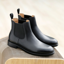 British Chelsea booties womens 2021 spring new womens leather flat flat heel Bullock womens boots