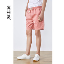 gt satiny mens loose sports shorts pure cotton summer thin stretch waist casual beach pants men