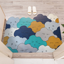 Floor mat entrance can be scrubbed pvc foot mat entrance door mat waterproof non-slip hall carpet home can be cut