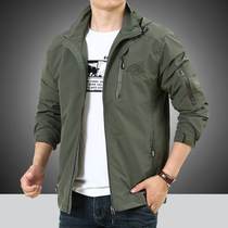 Field Gemurt Dad Autumn Clothing Coat Mens Thin Section Loose 40-50 Year Old Spring Autumn Middle-aged Outdoor Jacket Blouse