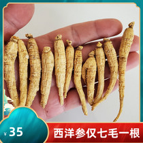 American ginseng whole root segment premium American ginseng non-Canada imported soaked water Wendeng 250g 500g