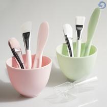 Brush Suit Hydrotherapy Mask Bowl and Stirring Rod Diy Home Conditioning Film Bowl silicone Silicone Kit Beauty Making Tools