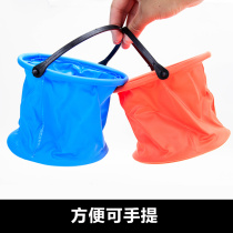 Empty Compressible Folding Bucket WASH PEN BARREL WATER POWDER OIL PAINTING WATERCOLOR FINE ART PAINTING PAINT WASH PEN BARREL SMALL NUMBER LARGE NUMBER OPTIONAL FOLDING COMPARTMENTED PORTABLE RUBBER PLASTIC WASHING PEN BARREL