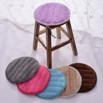 Round Cushion Chair Cushion Kindergarten Students Round Stool Cushion Dining Chair Cushion Swivel Chair Submat Winter Plush Non-slip Set