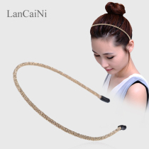 Hair hoop headband hairpin Korean version of pressure hair simple non-slip winding wash face forehead broken hair headgear top hair grotto hairclip