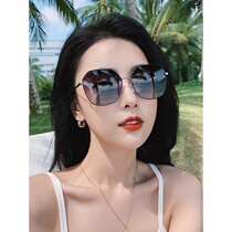 Sunglasses women 2021 new round face ins tide sunglasses net red small face polarized UV protection big face slim