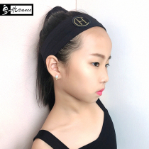 Dynasty Latin hairband mens and womens Latin dance headwear sports sweat-absorbing headband childrens dance clothes dance accessories decoration