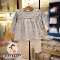 Direct Mail bluedog Korea Little Blue Dog 21 Autumn Sky Blue Girls Home Set 41A70-054-17