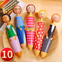 Korean stationery cute cartoon advertising pen student hipster reward gift wholesale prize creative female ballpoint pen