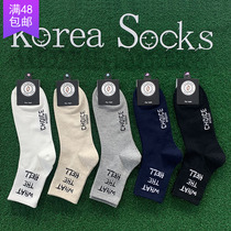 South Korea East gate imports Inlenty wind minimalist Alphabet Cotton Socks Spot Fashion Comfort and Insurges Silo Male Socks New