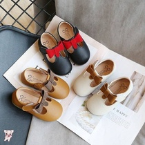 Girls  shoes spring and autumn single shoes 3 years old 1 to 2 years old female baby shoes soft sole two and a half years old 25 yards foreign trade childrens shoes 2 weeks