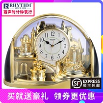Lisheng clock constellation watch European retro mute creative large living room bedroom table clock desktop decoration 4SG738