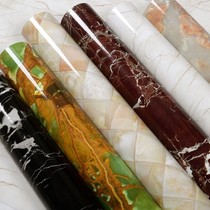Window sill countertop pvc imitation marble self-adhesive kitchen anti-oil sticker waterproof self-adhesive countertop cabinet golden dream