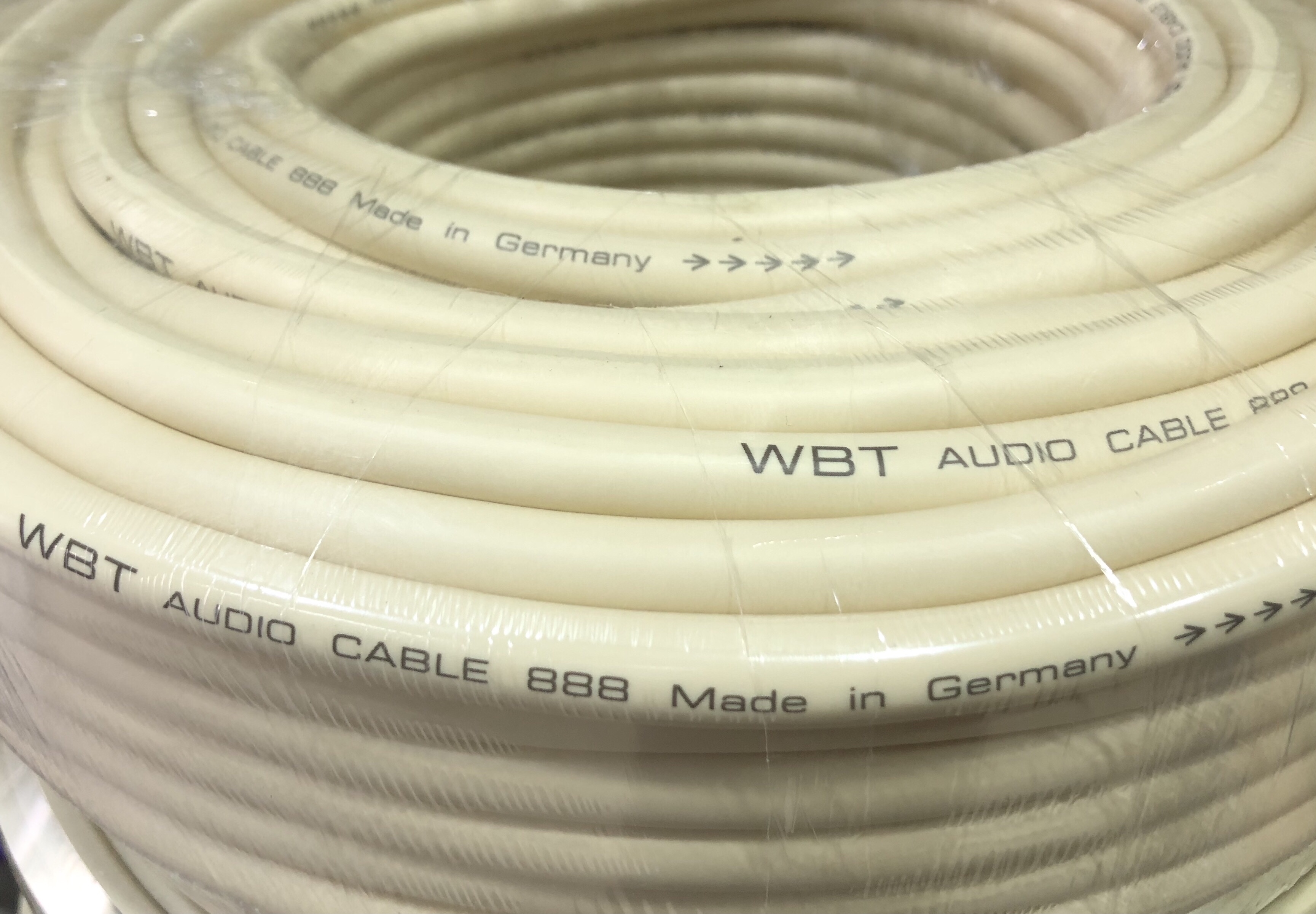 German WBT-888 fever audio line signal line high-purity oxygen-free copper two-core shielded fever line