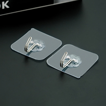 Adhesive hook strong adhesive paste Wall Wall Wall Wall load-bearing suction cup kitchen hook no trace paste door rear hole-free hook