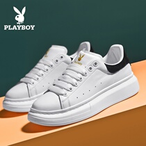 Floral Playboy little white shoes 2021 new fall heightening thick bottom sports casual shoes breathable Korean version couple board shoes