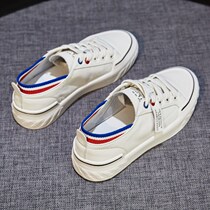 Small white shoes womens ins trend 2021 spring autumn and summer new hot style chic casual sneakers all-match genuine leather flat womens shoes