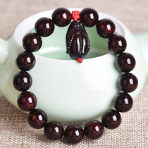 Old material Venus bergamot Indian small leaf red sandalwood 12mm bead bracelet wingcraft collection gift