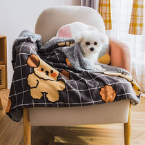 Pet blanket kennel mat winter warm dog quilt cat litter four seasons universal sleeping pad cat mat cat sleeping