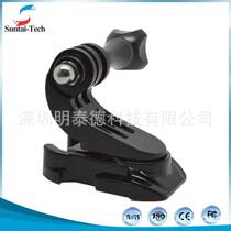 Suitable for Gopro accessories 360-degree rotatable quick-plug J-shaped buckle long screw factory direct sales GP282