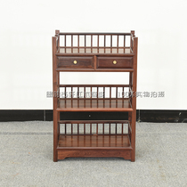 Mahogany rack Austen Dalbergia tea cabinet sideboard solid wood wooden Chinese desktop storage storage cabinet coffee table