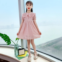 Girls  dresses summer 2021 new little girl super-western style net red skirt summer large childrens princess dress