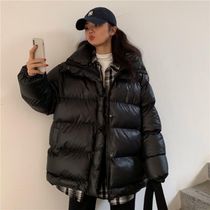 Winter 2020 new Korean version of ins Harajuku Harajuku Wind Loose Medium Long Padded Coat Bread Coat Female Students