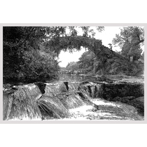 (Mounted) Huang Zhenhuang Erxianqiao paper new pen drawing with group photo