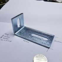 Universal corner code Triangle iron thickened corner code Decoration building partition wall curtain wall iron corner code 90 degrees long hole adjustable