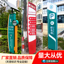 Spirit fortress-oriented sign standing sign parking lot signage street sign residential Guide Board Billboard customization