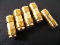 RF coaxial adapter SMA-KK SMA female head rotor double pass straight through two ends outer screw inner hole all copper