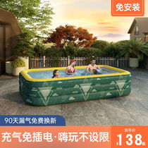 Childrens inflatable swimming pool thickened baby home baby Indoor child swimming bucket Oversized outdoor large swimming pool