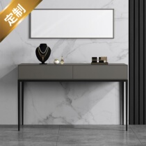 Enter the door Xuanguantai Extreme minimalist light and luxurious and close to the wall Custom high-footed table Xuanguan Table Fancy Dresser