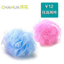  Camellia shower ball rubbing bath towel pull back strip rubbing bath Adult gray rubbing back strip bathing towel Bathing strip bath ball bath flower