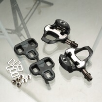 Road car self-locking lock pedal light aluminum alloy Palin lock pedal bicycle pedal with lock piece