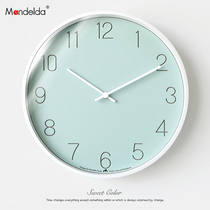 Mandelda modern minimalist wall clock home living room light luxury clock Nordic European mute personality fashion wall watch