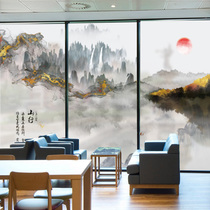 Office light transmission opaque bathroom anti-peep electrostatic window glass sticker frosted adhesive film anti-light privacy film